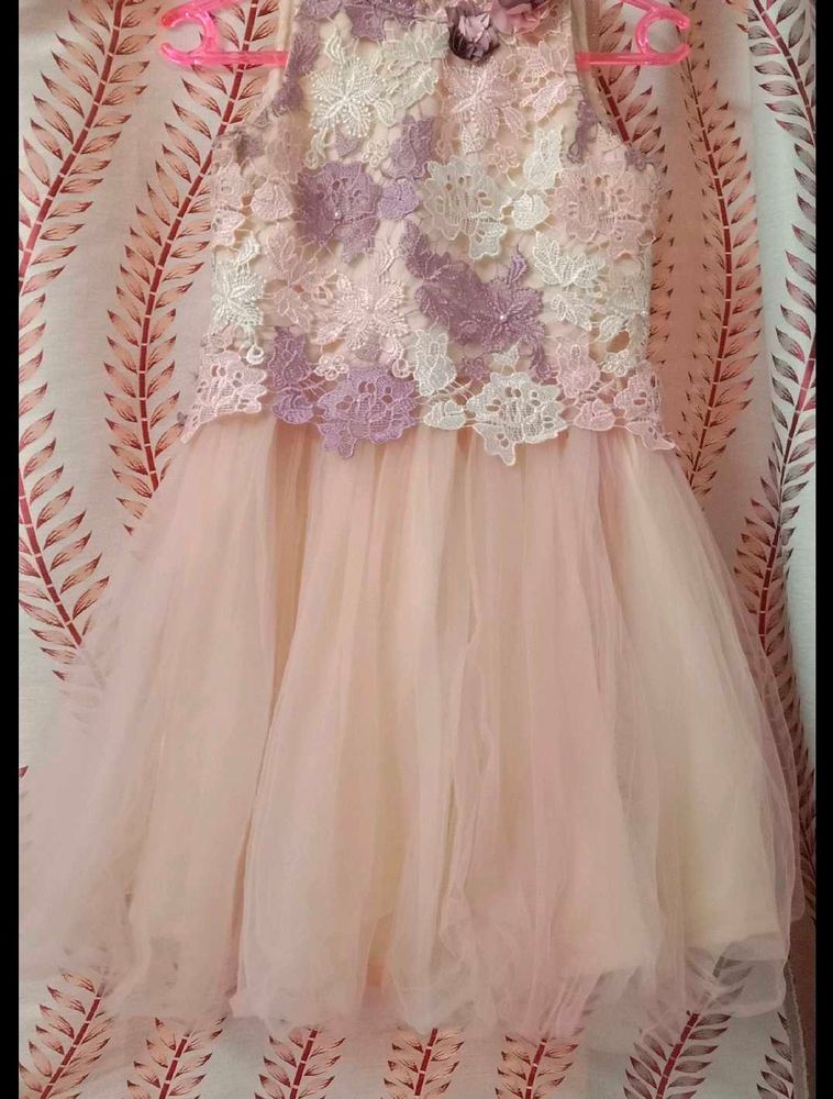 party wear frock embroidered