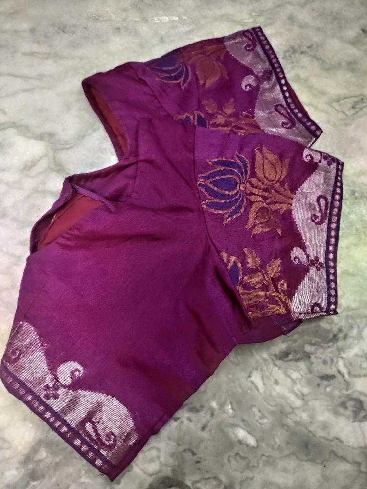 Beautiful mejantha Color Silk blouse