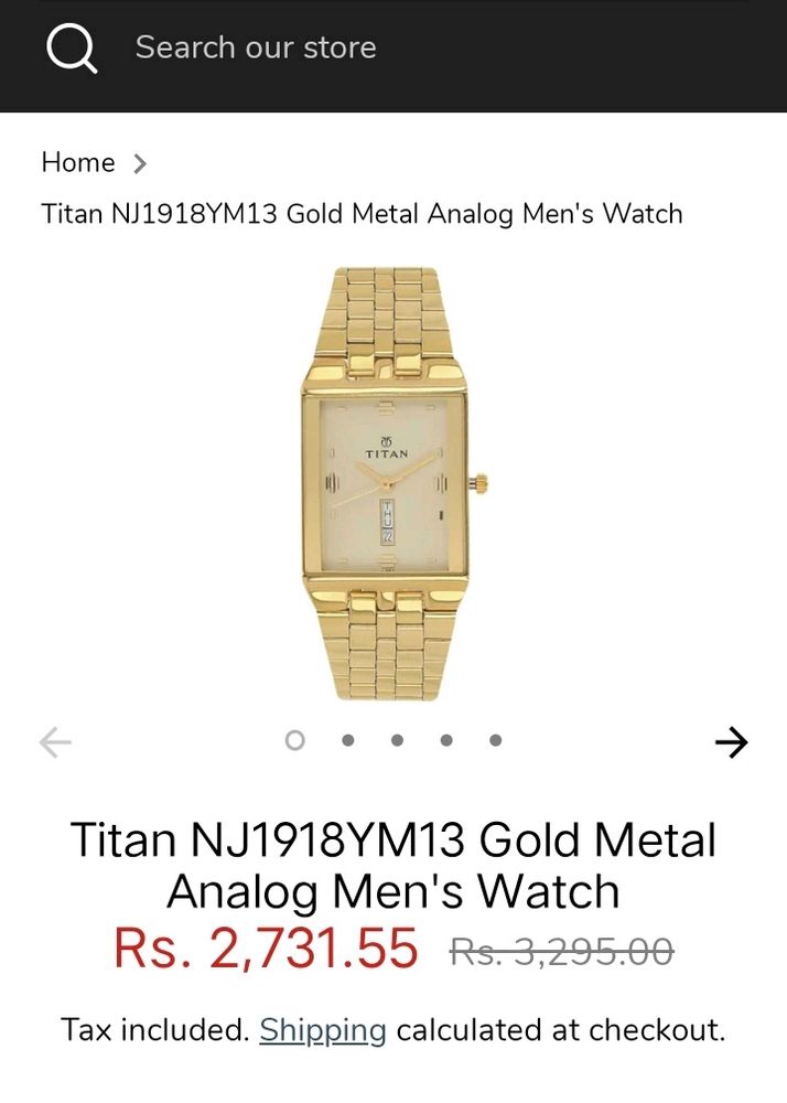 Titian Gold Wach Men&#39;s!!