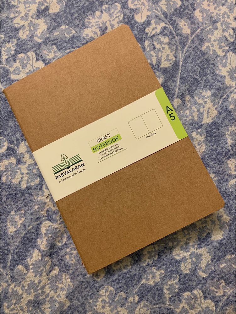 Kraft A5 Notebook - Eco-Friendly
