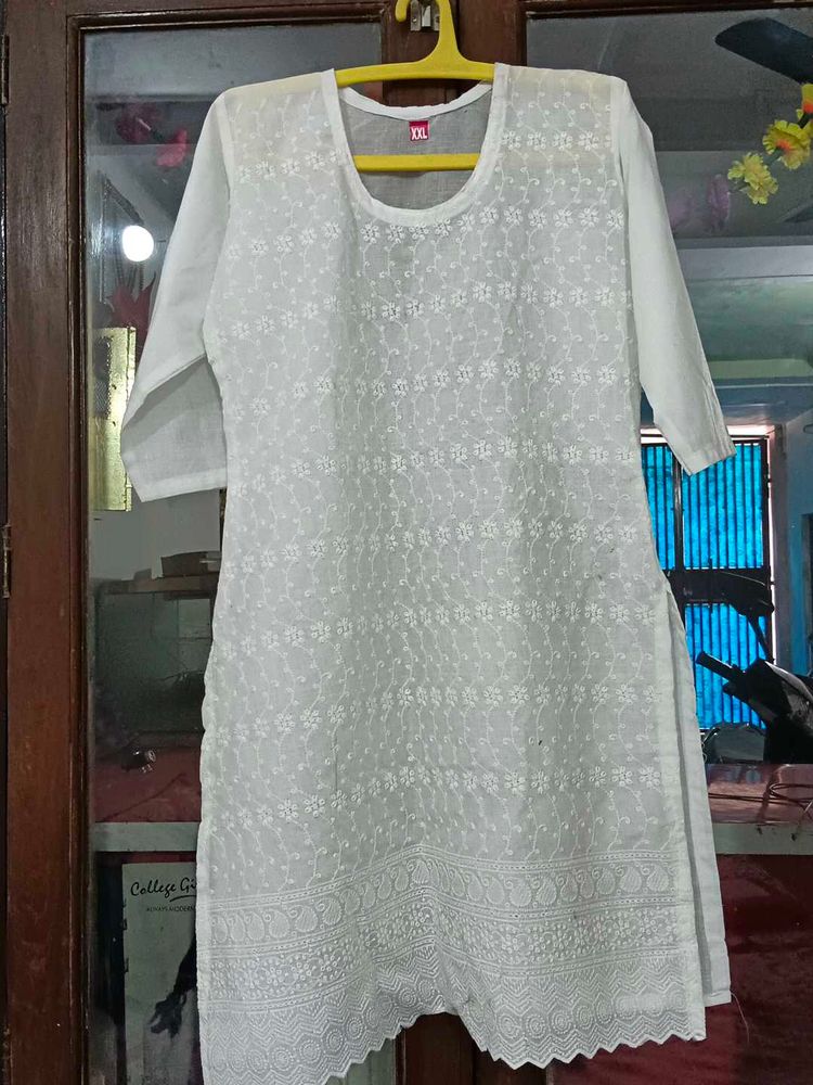 Cotton Chicken Kurti