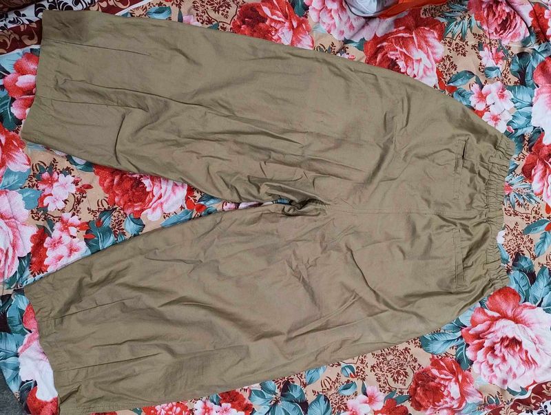 Wide Leg Khaki Pants