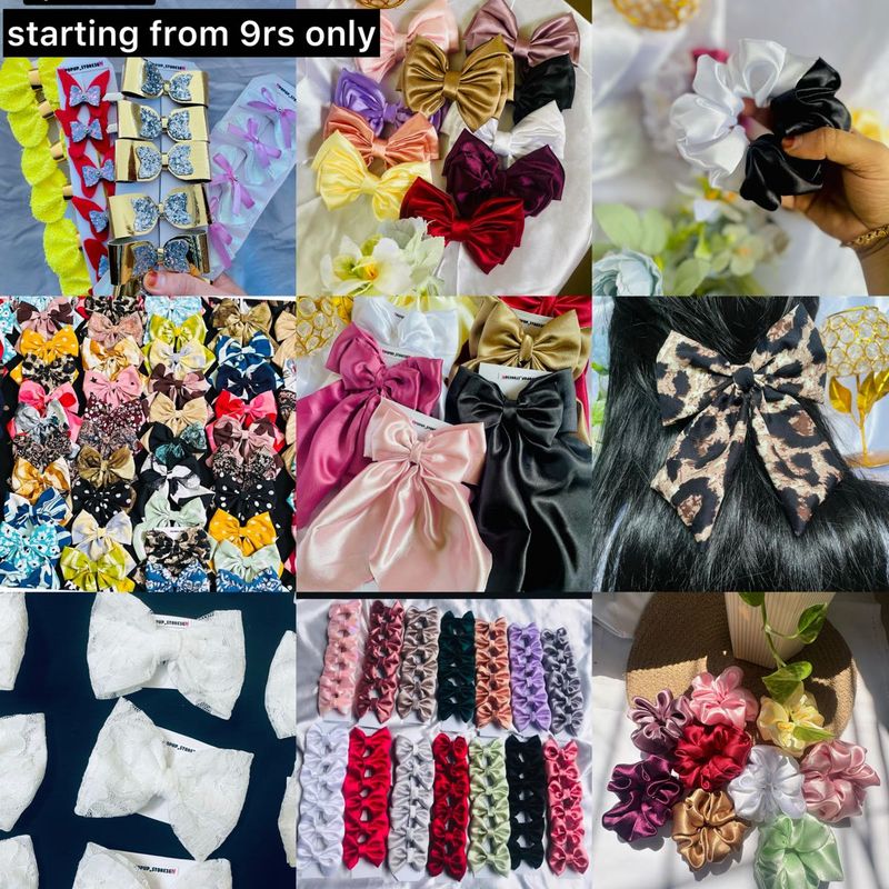 hair accessories starting 9rs retail wholesale
