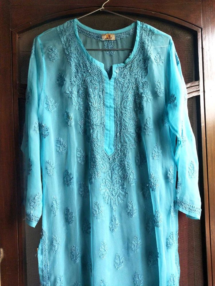 Embroidered Georgette Kurti