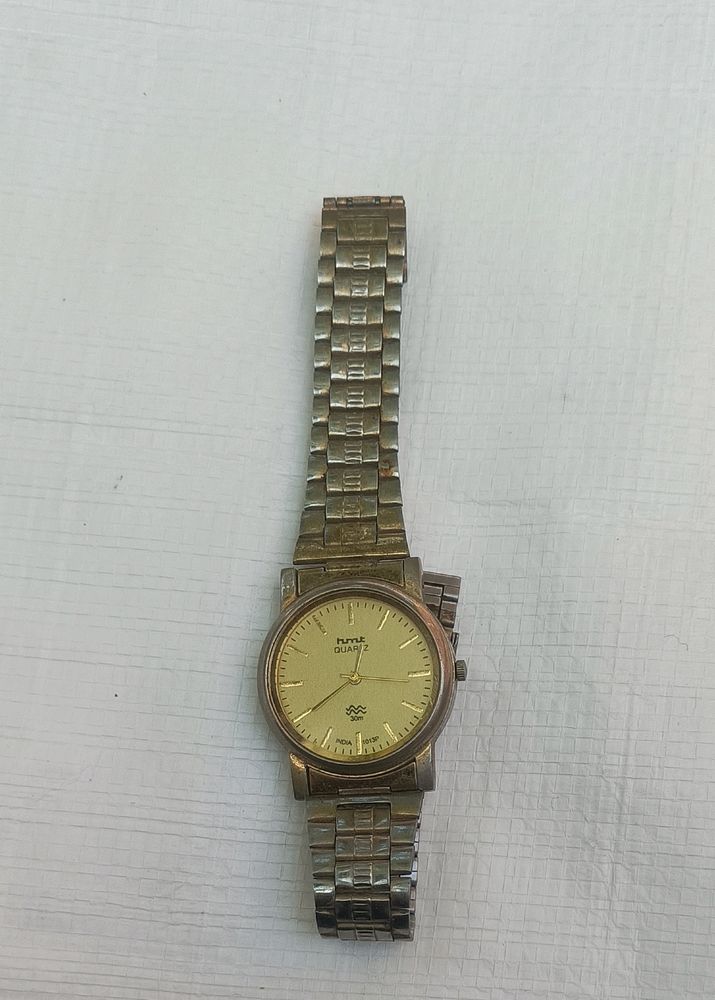 HMT Brand Men&#39;s Watch With Water Resistant