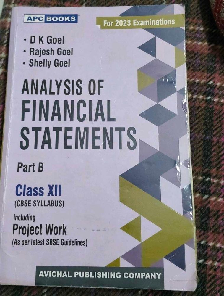 Analysis Of Financial Statements 12th Class