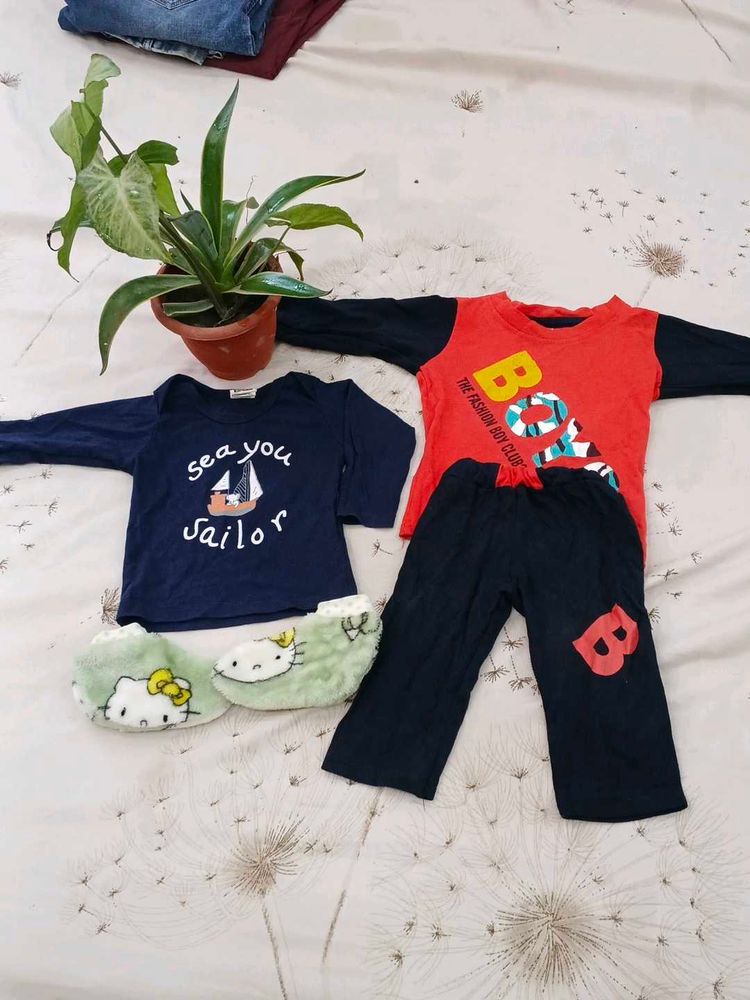 Baby Clothing Set - Shirts &amp; Pants