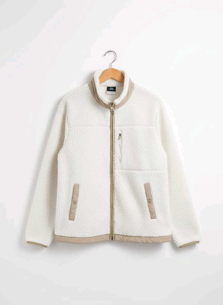 BLACK YAK White Fleece Jacket