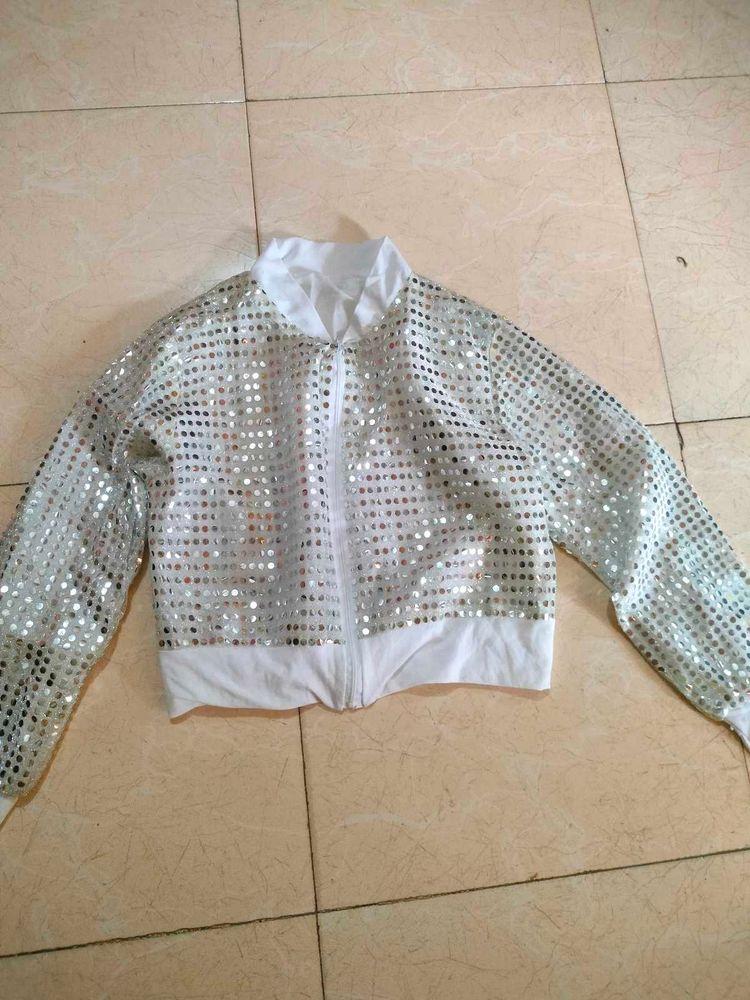 Silver Crop Jacket 🦪⌚🦪