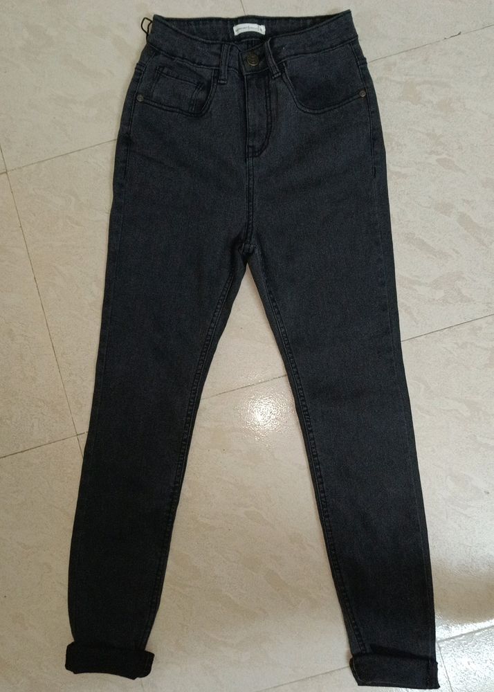HIGH WAISTED SKINNY FIT JEANS