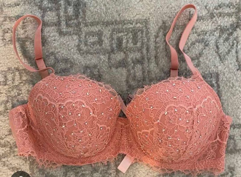 Victorias Secret Pink Lace Push-Up