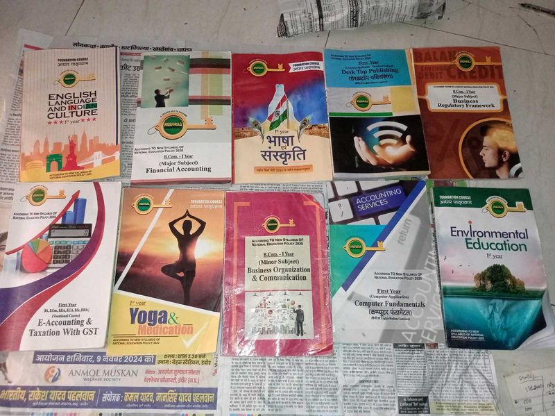 B.Com 1st Year Books