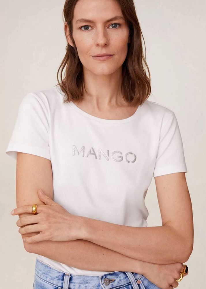 Mango White Tshirt