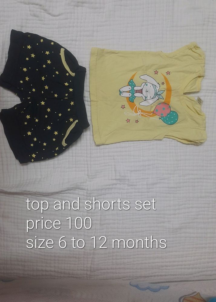 Top And Shorts Set Baby Girl