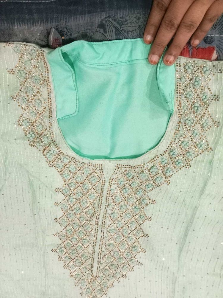 Elegant Mint Green Kurta