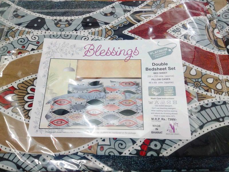 Summer Double Bed Sheet
