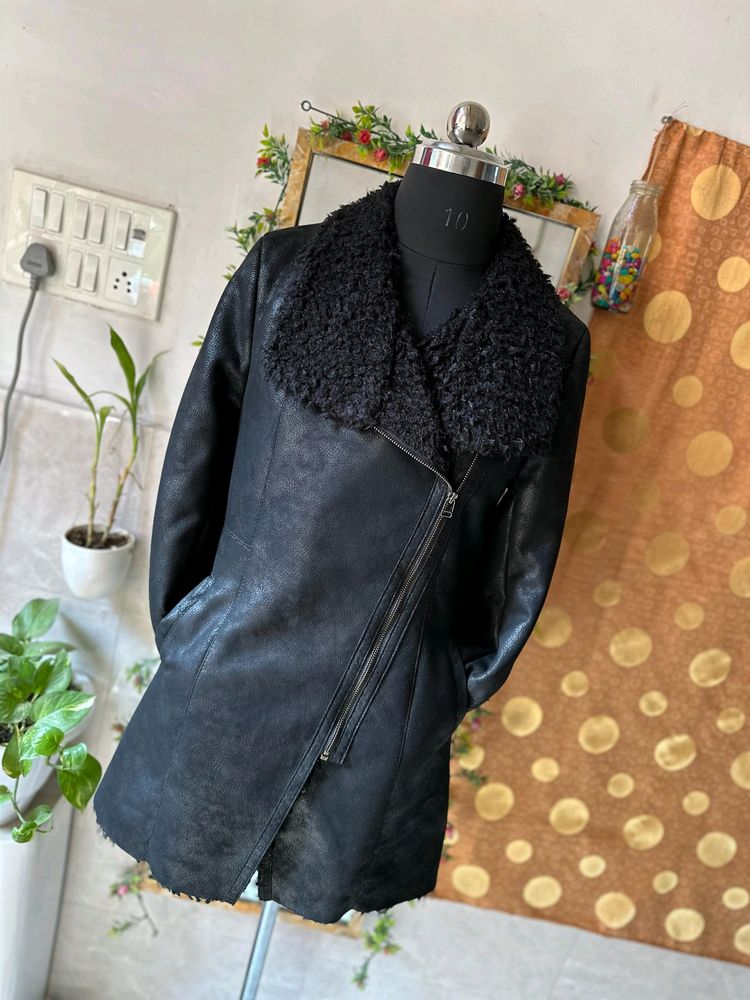 Suede Leather Soft Warm Jacket 🤩