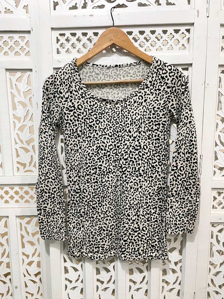 Cheetah Print Top B