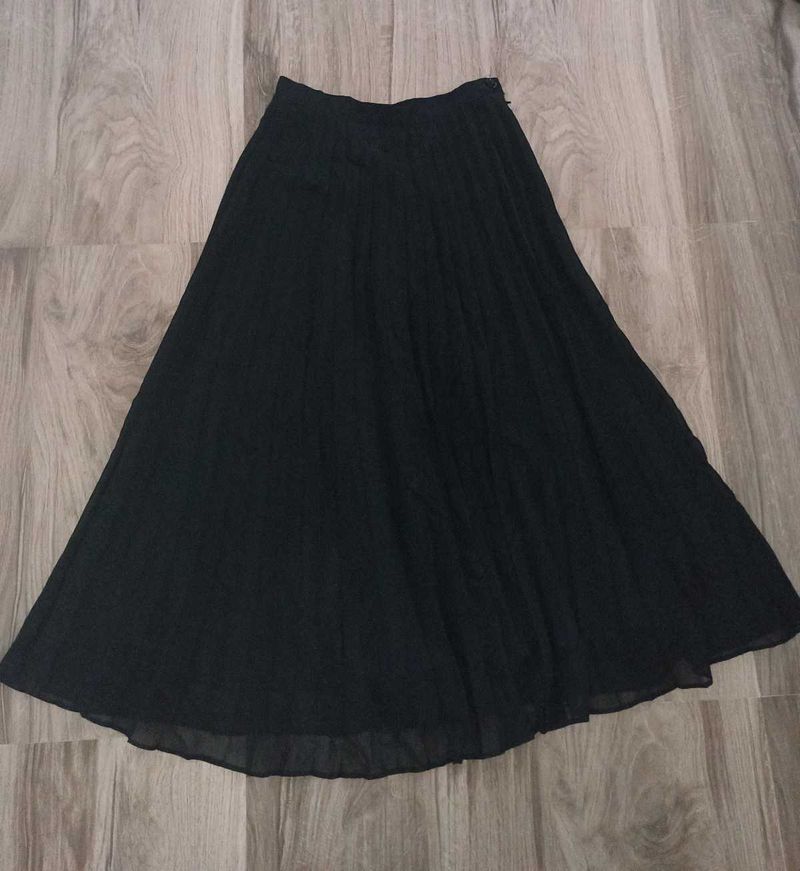 Black Midi Skirt