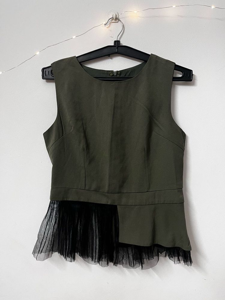 Olive Designer Top