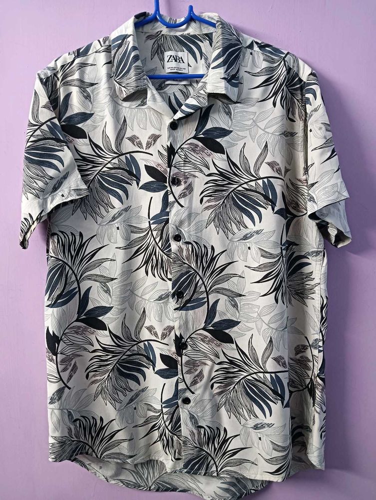 ZARA Floral Print Shirt
