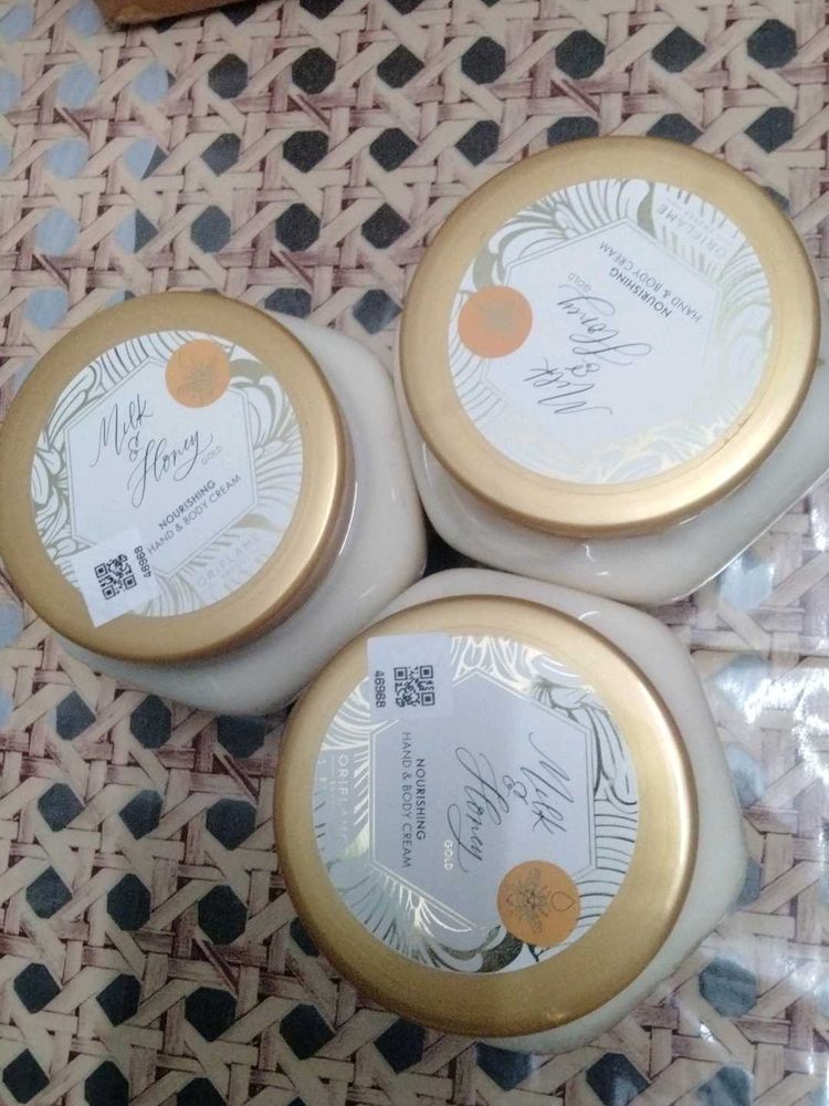 Milk &amp; Honey Cream (Set of 3)