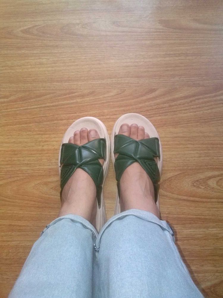 Flip Flop Green Color
