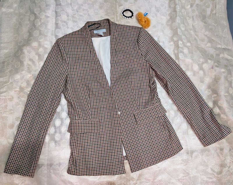 H&amp;M women Checked Blazer