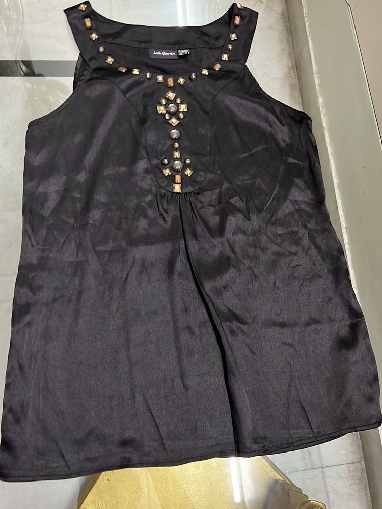 Little Quartier Black Embellished Top