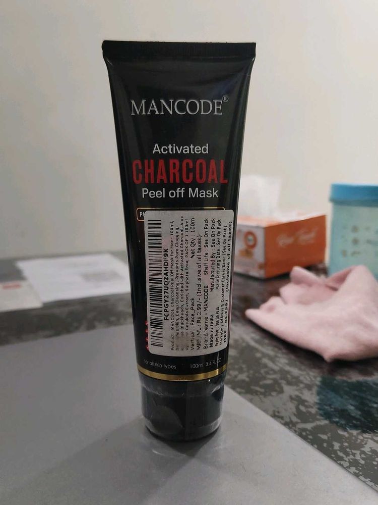 MANCODE Charcoal Peel off Mask