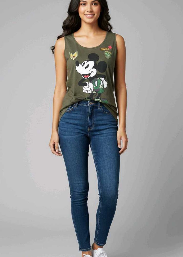 Mickey Mouse Graphic Tank Top