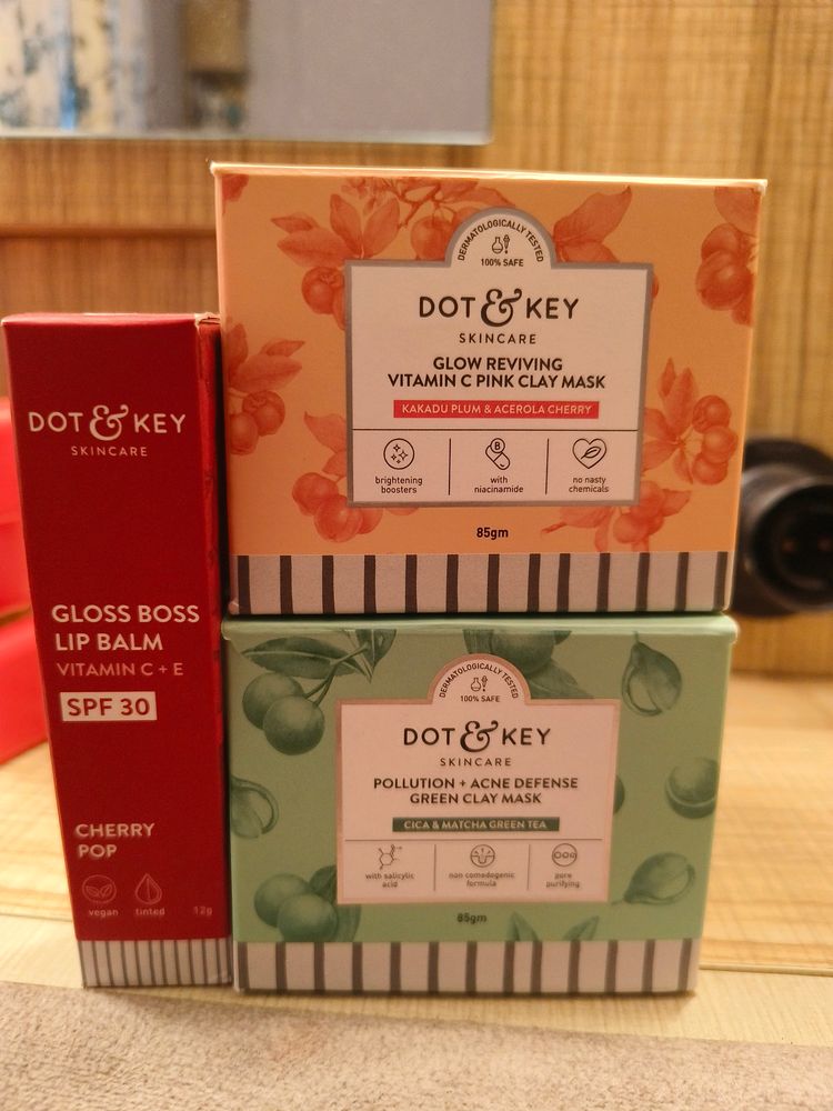 Dot &amp; Key Face Mask Nd Lip Balm Combo