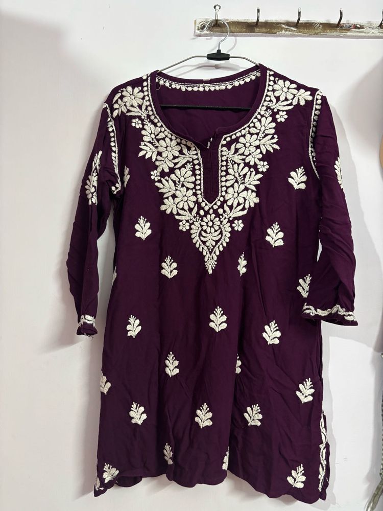 Elegant Embroidered Kurti