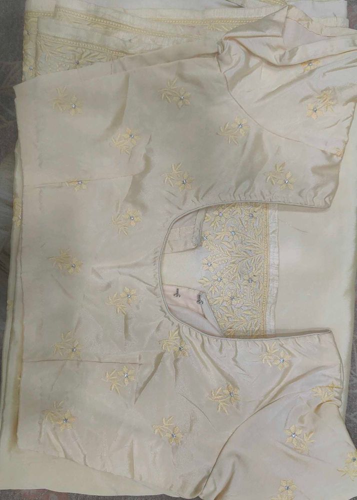 Elegant Embroidered Saree