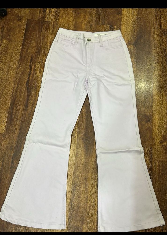 Lilac Flare Jeans