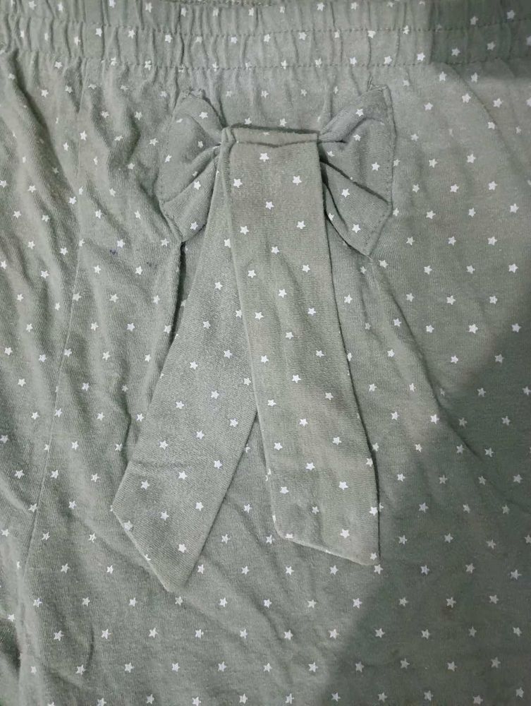 🌿 Comfy Green Polka Dot Pajama / Lounge pant