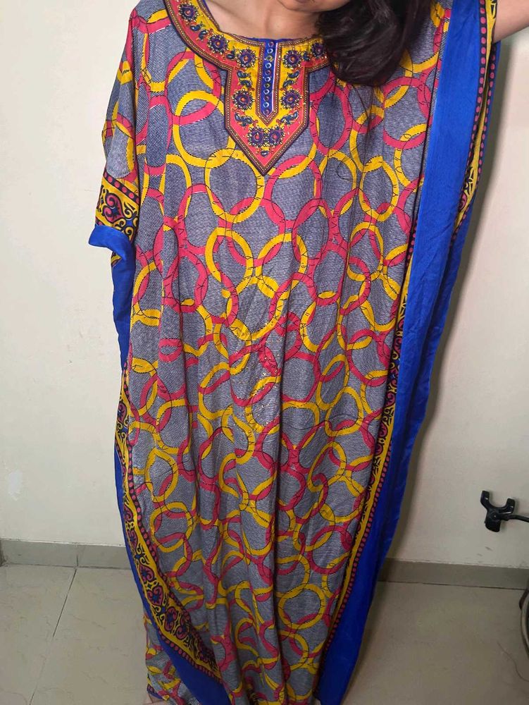 Colorful Kaftan Kurta