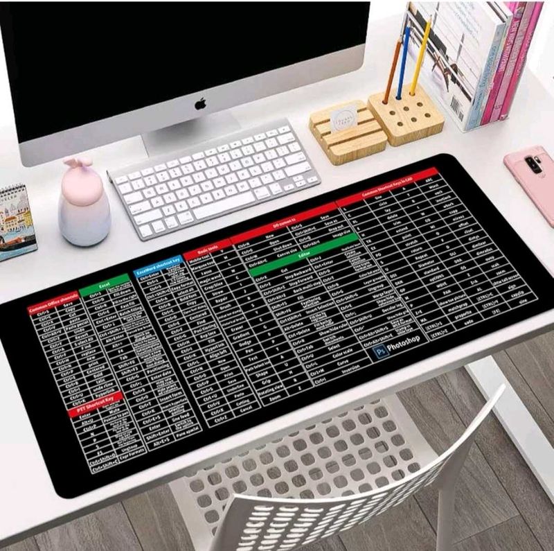 Keyboard Shortcuts Keys  Anti-Skid Mat