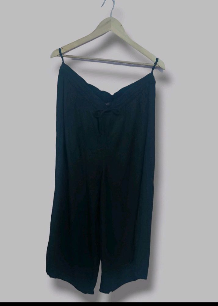 Rangmanch Black Solid Palazzo (Women&#39;s)