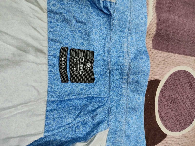 Cobb Blue Patterned Shirt