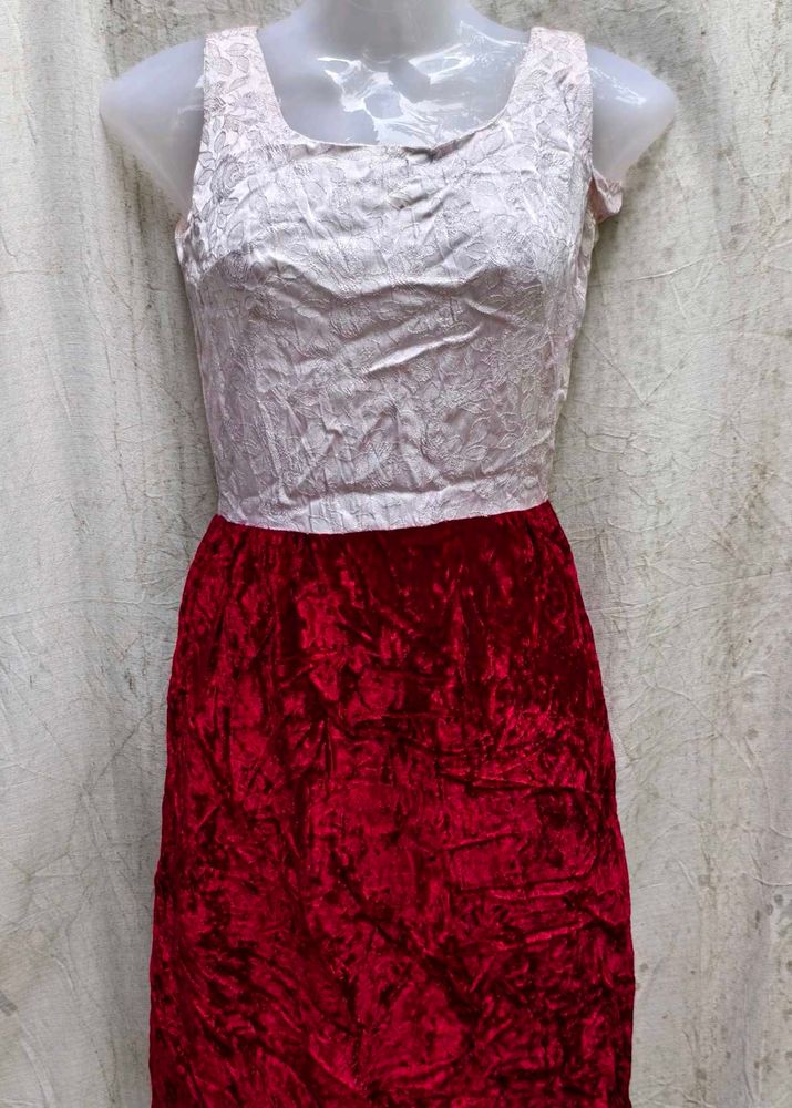 Red Velvet Dress