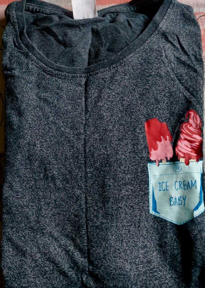 Cute Ice Cream Baby Tee