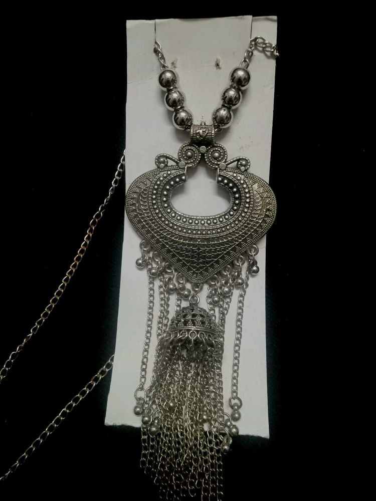 Silver Statement Necklace