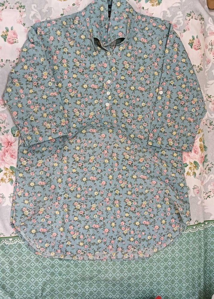Cute Floral Tunic