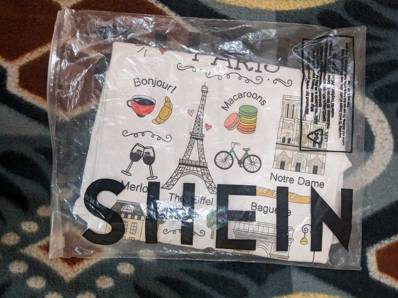 [Brand New] Shein Paris Graphic Tee