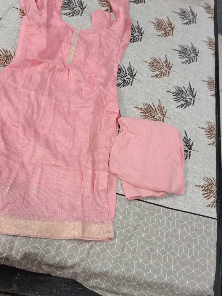 Pink Colour Suit