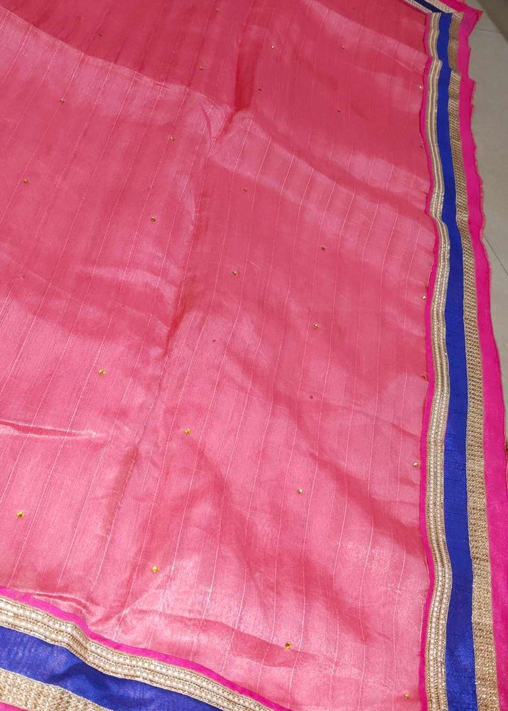 Pink Embellished Dupatta