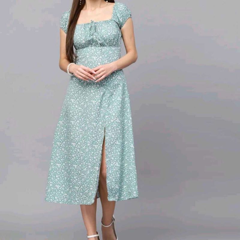 Floral Print Midi Dress