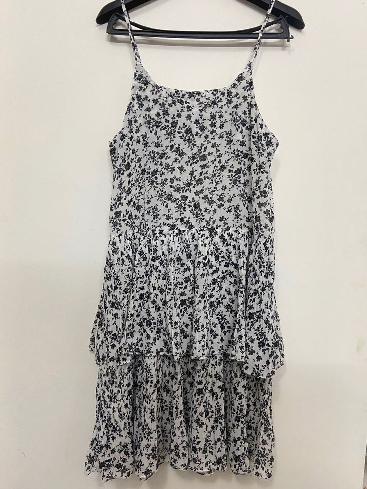 Floral Tiered Mini Dress