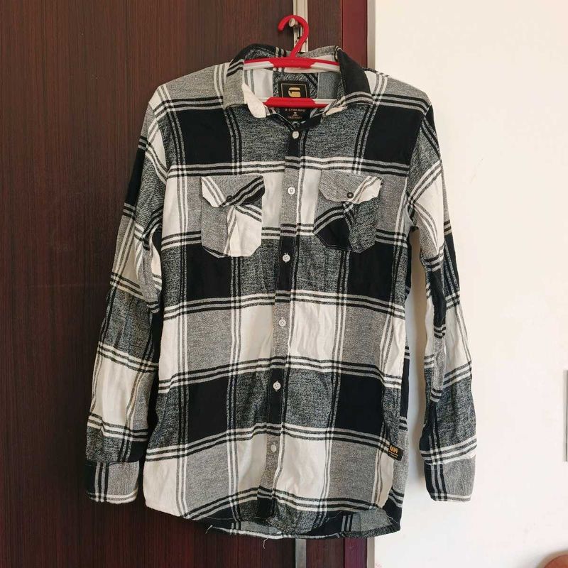 G-Star RAW Plaid Flannel Shirt